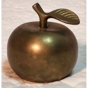 Vintage Brass Apple Bell